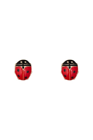 Puces Happy coccinelle Or jaune
