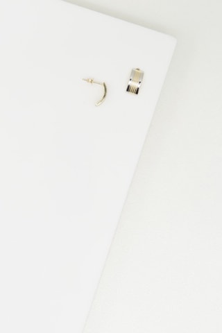 Boucles d'oreilles Pavillon Or jaune et or blanc