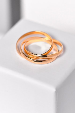 Anel Saturna Ouro amarelo