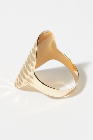 Anel Armadillo Ouro amarelo