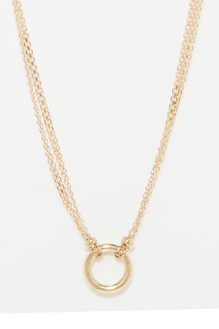 Collier Round - Or jaune