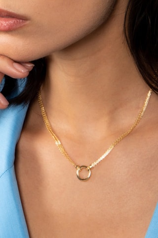 Collier Round - Or jaune