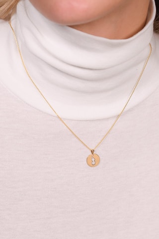 Pendentif Little Girl Or jaune