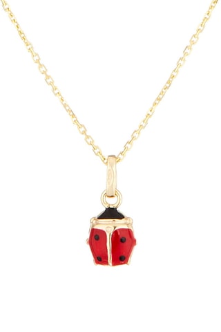 Pendentif Coccinelle Jolie Or jaune