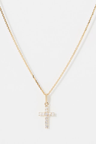Pendentif Croix Vérité Or jaune