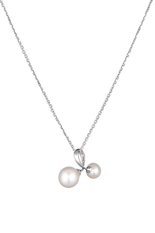 Pendente Mes Perles  Ouro branco