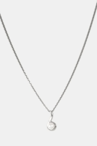 Pendentif Ambiante - Or blanc et perle d'eau douce