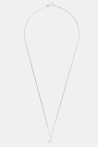 Pendentif Ambiante - Or blanc et perle d'eau douce