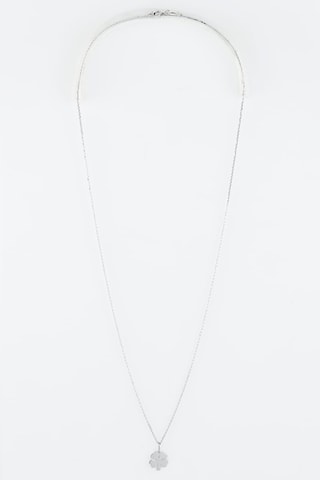 Pendentif Trèfle 
Or blanc