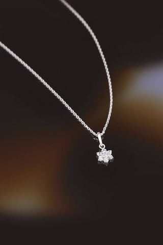 Pendentif Le Messager Blanc Or blanc