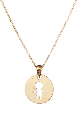 Pendentif Little boy - Or jaune