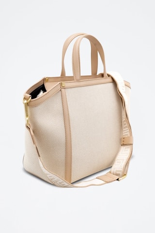 Sac à main en cuir - Beige