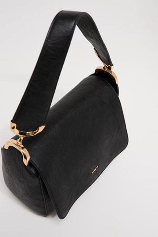 Sac à main en cuir de mouton - Noir