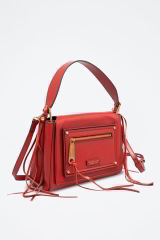 Sac à main en cuir Consuma - Rouge