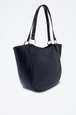 Sac à main en cuir Domitilla - Noir