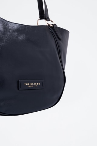 Sac à main en cuir Domitilla - Noir