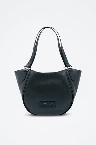Sac à main en cuir Domitilla - Vert foncé