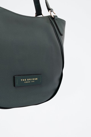 Sac à main en cuir Domitilla - Vert foncé