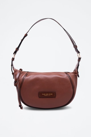 Sac à main en cuir Domitilla - Marron foncé