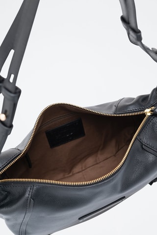 Sac à main en cuir Domitilla - Noir