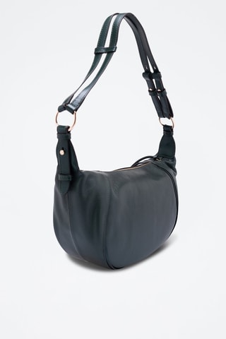 Sac à main en cuir Domitilla - Vert foncé