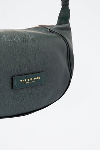 Sac à main en cuir Domitilla - Vert foncé