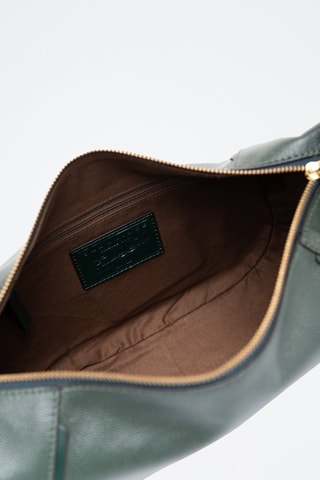 Sac à main en cuir Domitilla - Vert foncé