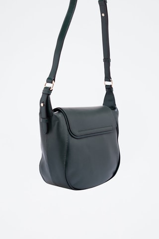 Sac à bandoulière en cuir Domitilla - Vert foncé