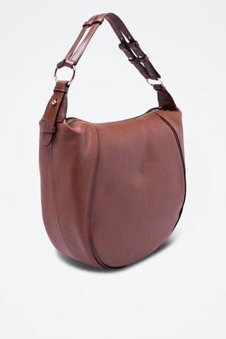 Sac à main en cuir Domitilla - Marron