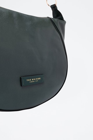 Sac à main en cuir Domitilla - Vert foncé