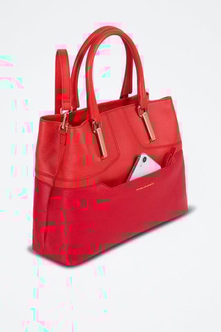 Sac à main en cuir - Rouge