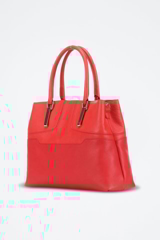 Sac à main en cuir - Rouge