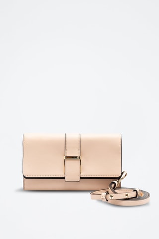 Portefeuille en cuir - Rose poudré