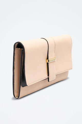 Portefeuille en cuir - Rose poudré