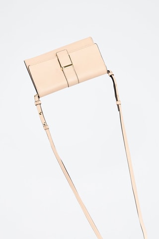 Portefeuille en cuir - Rose poudré