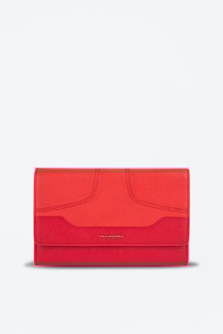 Pochette en cuir - Rouge