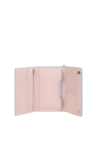 Portefeuille en cuir Rose