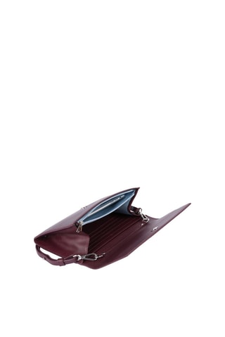 Pochette en cuir Violet