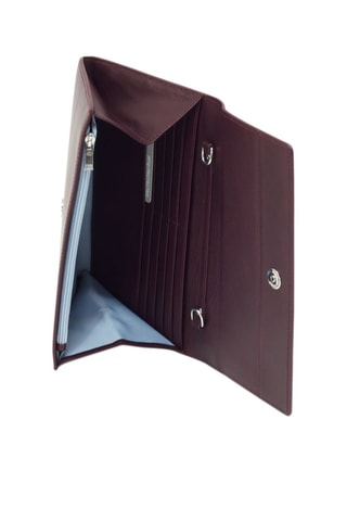 Pochette en cuir Violet