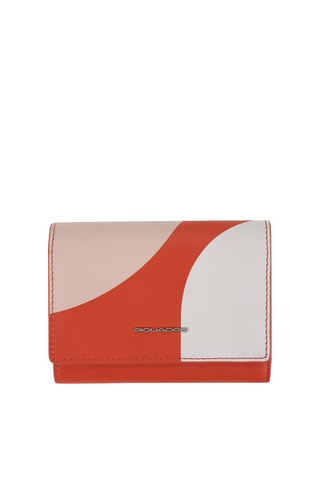 Leren Portefeuille Oranje - Piquadro