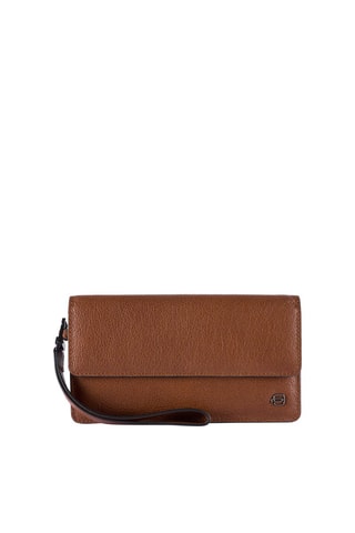 Pochette en cuir Marron