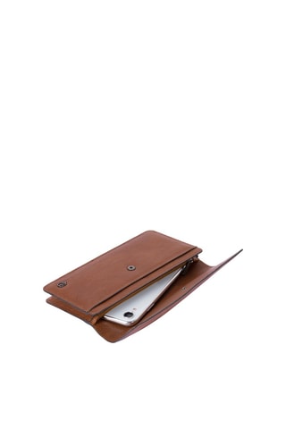 Pochette en cuir Marron