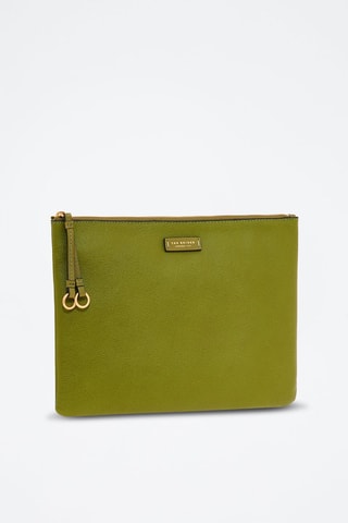 Pochette iPad en cuir  - Vert
