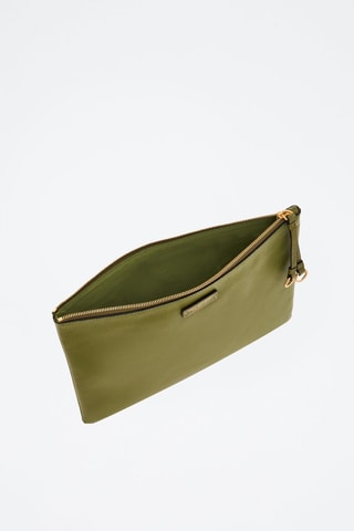 Pochette iPad en cuir  - Vert