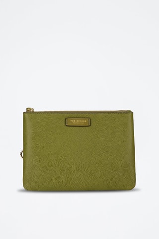 Pochette en cuir - Vert