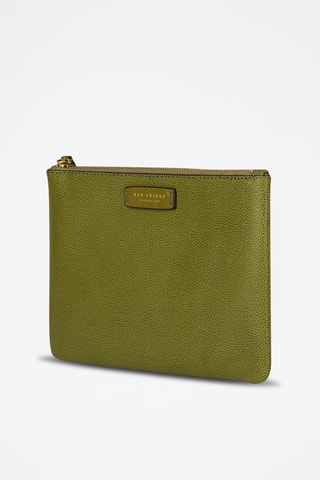 Pochette en cuir - Vert