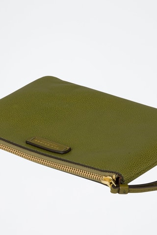 Pochette en cuir - Vert