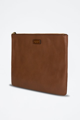 Pochette en cuir - Marron