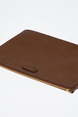 Pochette en cuir - Marron