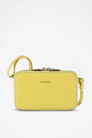 Pochette en cuir - 
Jaune